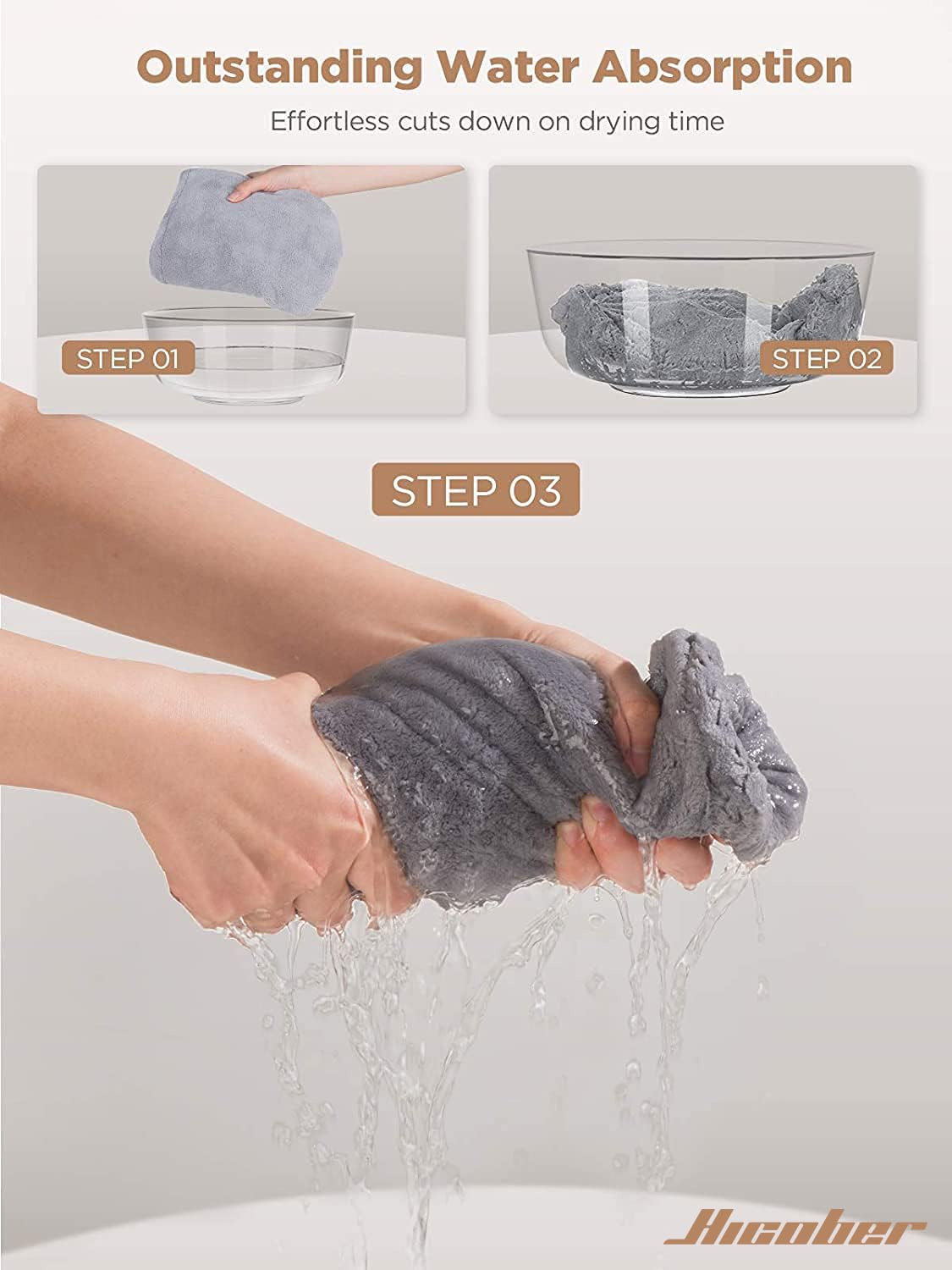 Microfiber Hair Towel