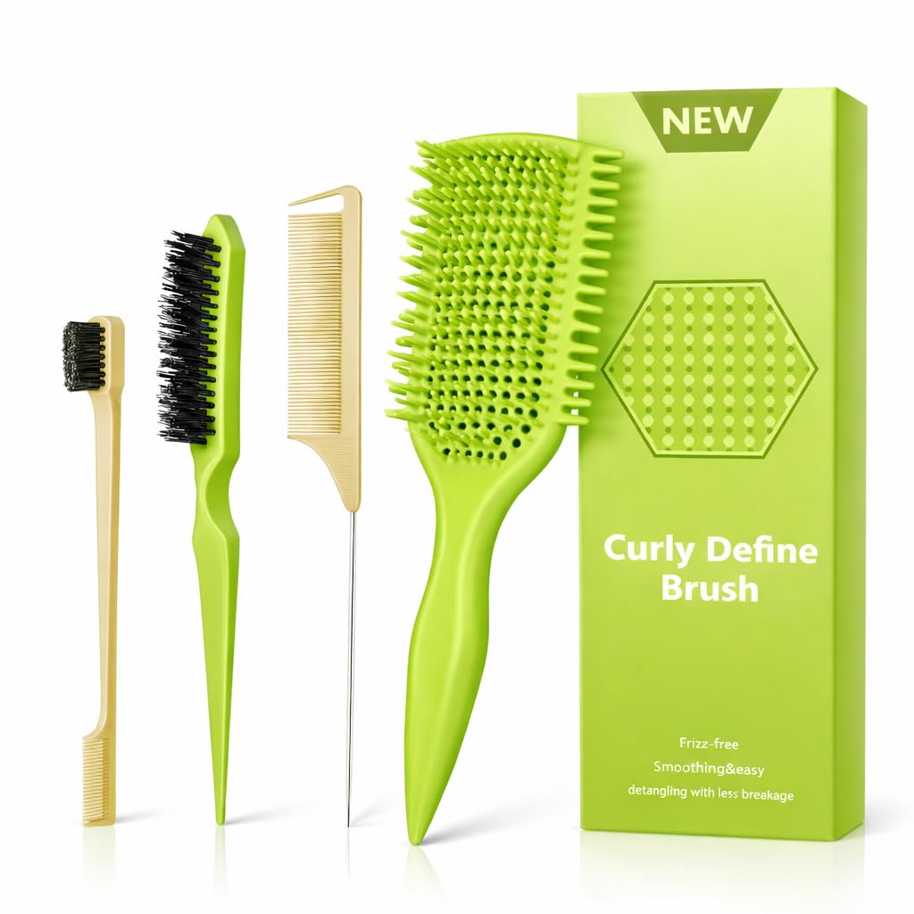 4-in-1 Detangling Brush Set Lightweight