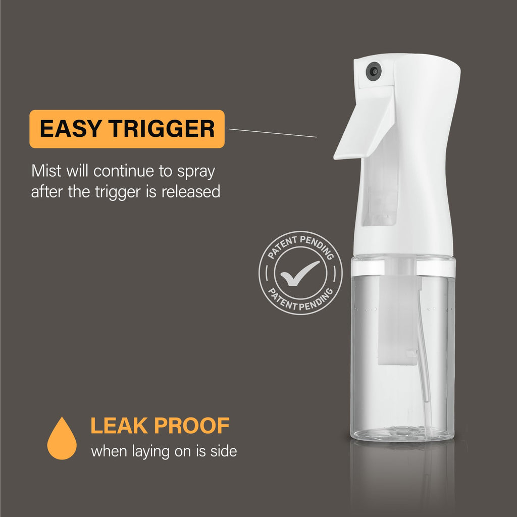 2 Pack Continuous Spray Bottles - Ultra Fine Mist Sprayer