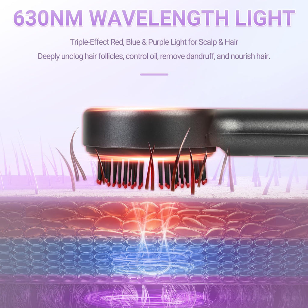 Electric Scalp Massager, 3-in-1 Hair Oil Applicator & Cordless Electric Head Massager