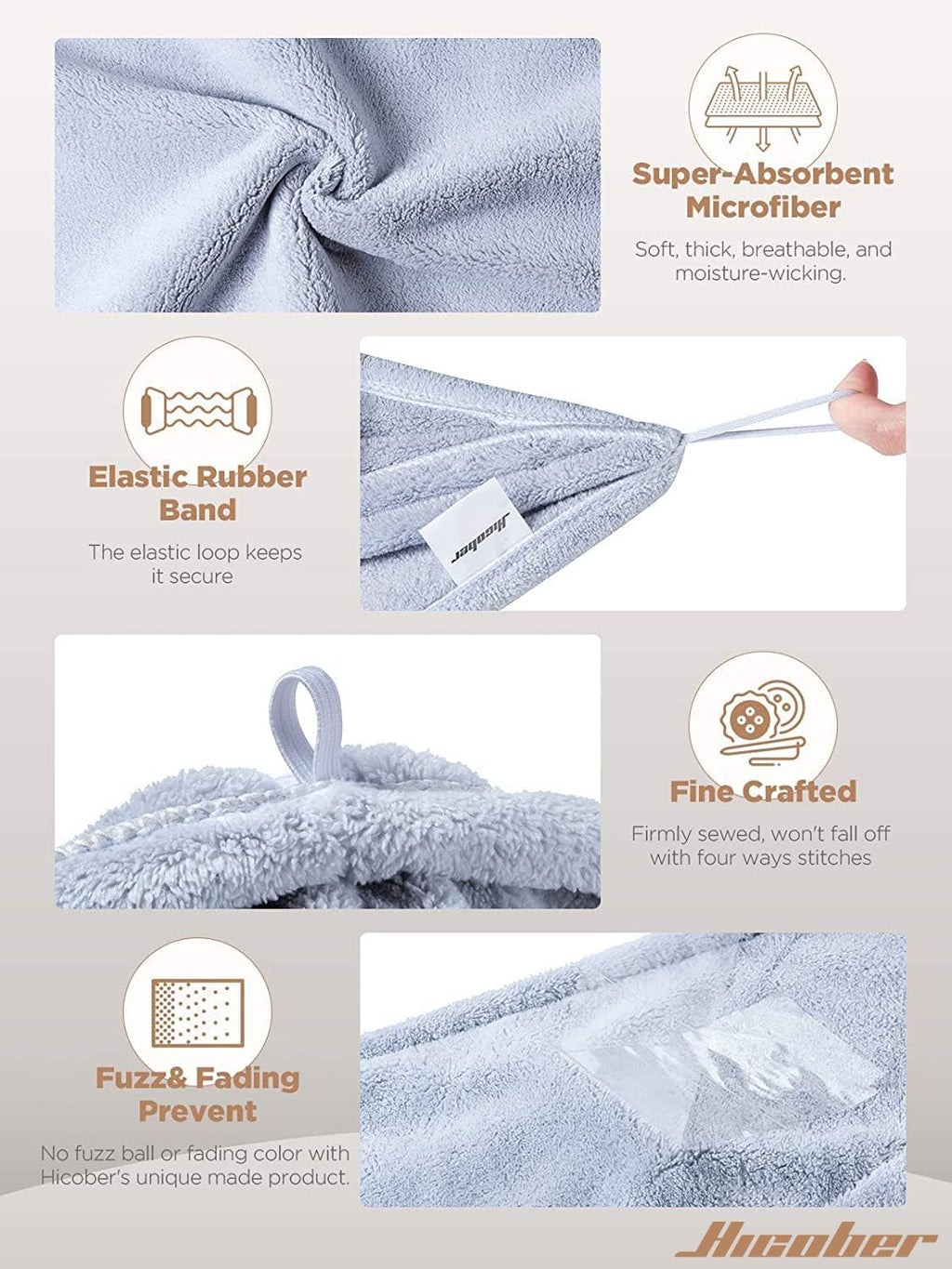 Microfiber Hair Towel