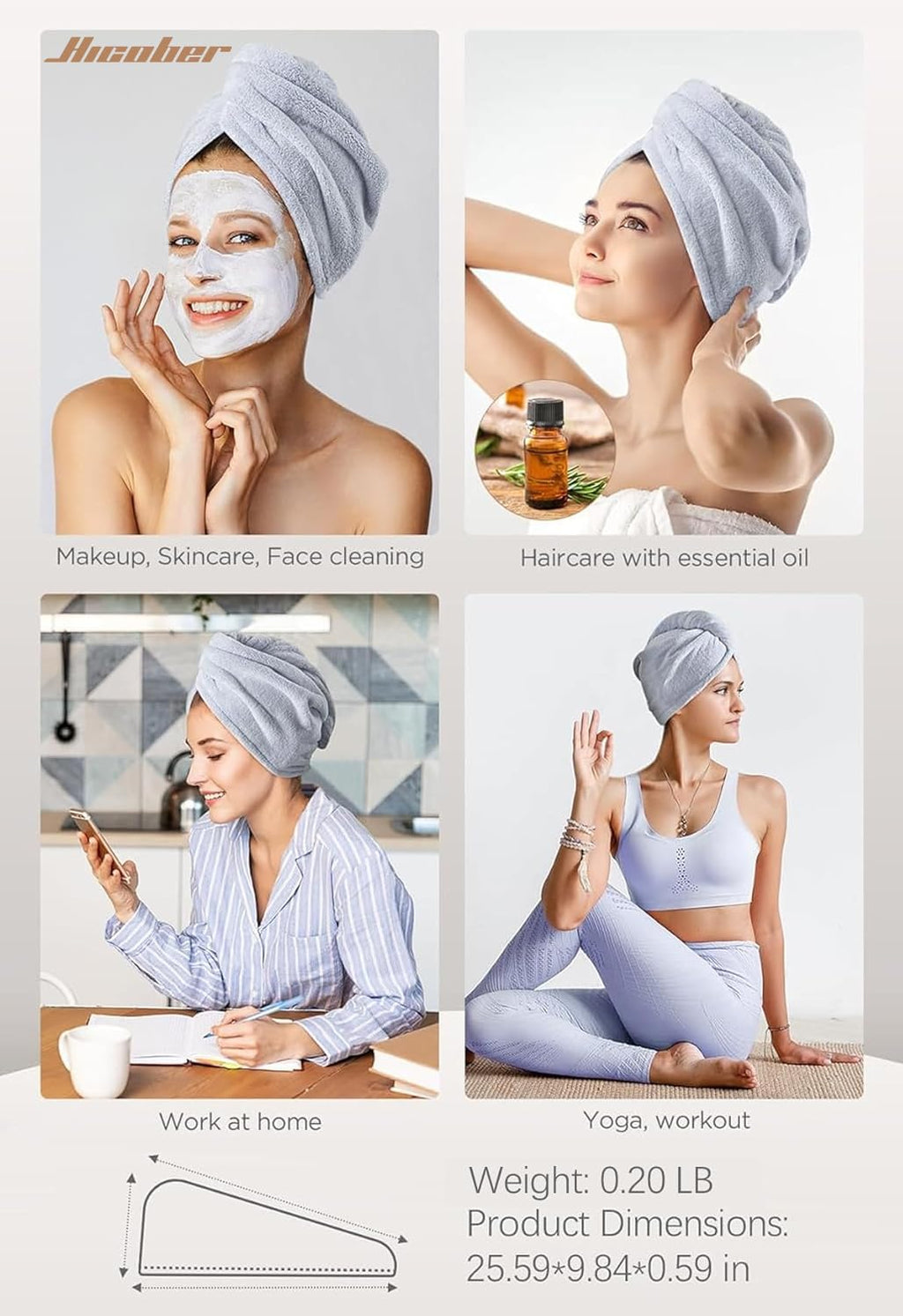 Microfiber Hair Towel