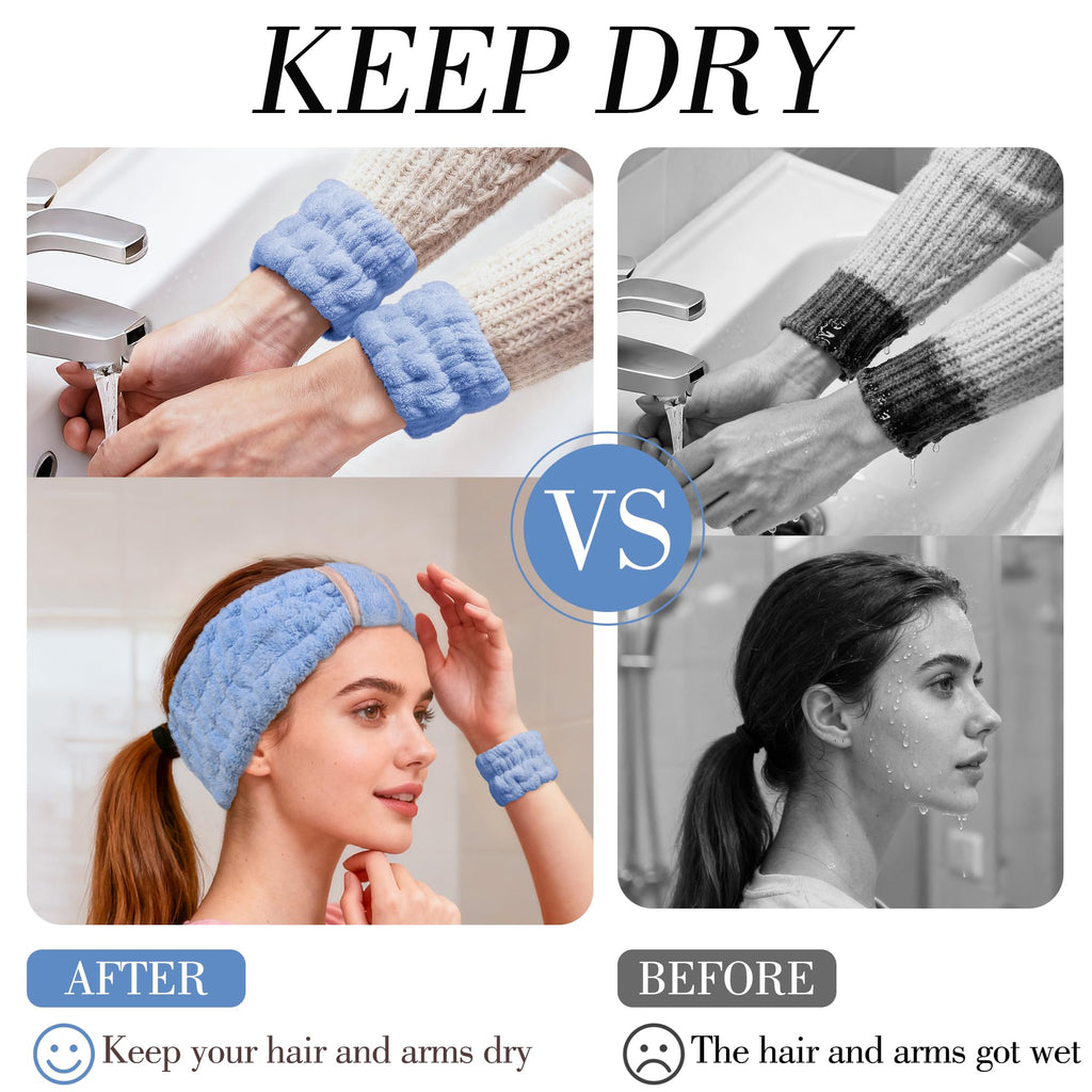9 Pcs Spa Headband Set