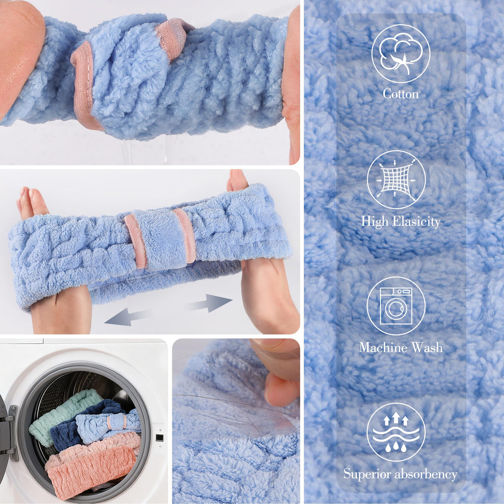 9 Pcs Spa Headband Set