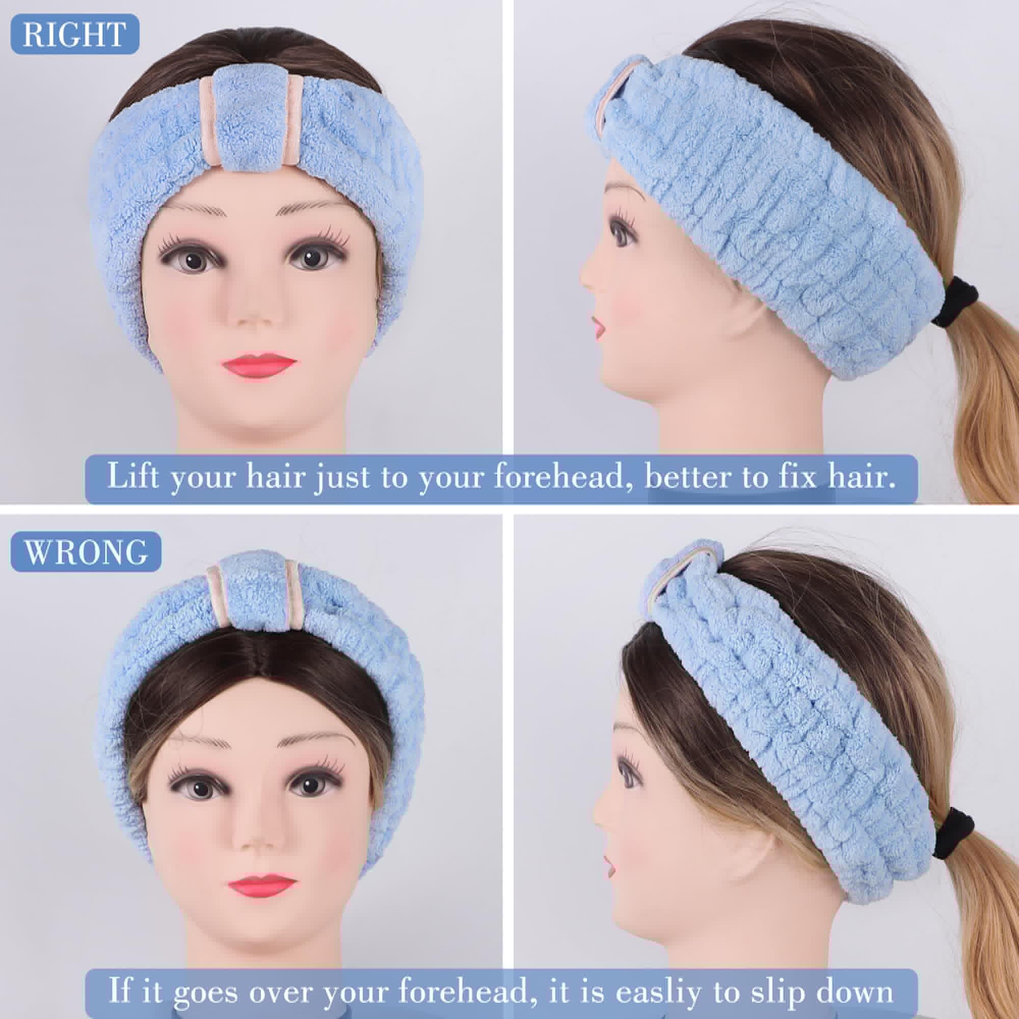 9 Pcs Spa Headband Set